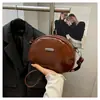 Bolsa almofada estilo coreano moda 2026 nova leve chique portátil para o dia a dia meia-lua de ombro transversal
