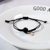 Pulsera de Piedra de la Suerte de las Doce Constelaciones con Diseño Nicho de Estilo Coreano para Hombres y Mujeres Estudiantes Pulsera de Pareja para Amigos Regalo Joyería