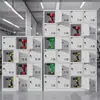 Gabinete de Carga para Herramientas Eléctricas Gris y Blanco Gabinete de Almacenamiento y Distribución de Energía para Obra Caja de Carga para Llave Inglesa Eléctrica para Obra Gabinete de Carga para Tableta