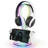 Base de Carga Magnética Portátil para Ps5 Portal con Luces RGB de Colores y Almacenamiento para Auriculares Pg-P5P23