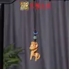 Sándalo Tallado Zodiaco Caballo Cadena para Teléfono Colgante Yiming Xianyuan Llave Madera Maciza Tallada Caballo Llavero Colgante para Coche