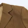 Traje de Chaqueta Cruzado AliExpress Primavera 2026 Estilo Nuevo Elegante Manga Larga Color Sólido Mezclado de un Solo Botón 2722172