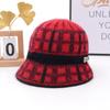 Chapéu Balde Quente Grosso de Inverno para Mães de Meia-Idade e Idosas, Chapéu de Algodão Tricotado para Mulheres Idosas, Chapéu de Lã da Vovó
