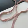 Encaje elástico con volantes de 6 mm y 10 mm, accesorios para ropa de muñeca, borde de puño para ropa infantil, manualidades