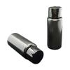 Botella de plástico negra de 30 ml, directa de fábrica, con tapa, sellada en PE, muestra de subembotellado de líquido, botella de boca pequeña, botella vacía