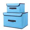 Caja de Almacenamiento Grande de Tela, Organizador Plegable para Almacenamiento de Ropa en el Hogar, Caja de Almacenamiento Cubierta de Lino Algodón, Plegable y Portátil