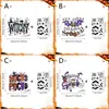 Película translúcida electrostática transparente para ventana de balcón, espeluznante y juguetona de Halloween, sin adhesivo y removible, para decoración de ambiente festivo