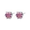 Pendientes de seis garras con diamantes Mosan genuinos S925 de 1 quilate, elegantes y sencillos, de moissanita, para regalo, joyería para las orejas, suministro en vivo