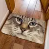 Felpudo Creativo con Temática de Tigre, Terciopelo de Cristal, para Uso Doméstico en la Entrada de la Sala de Estar, Felpudo Duradero y Resistente a la Suciedad para el Baño