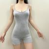 Mono Sexy de Tirantes con Espalda Descubierta Grande para Mujer de Estilo Europeo y Americano Transfronterizo, Mono Deportivo Ajustado para Levantar Caderas para Mujer