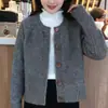 Abrigo Suéter de Punto Moderno y Elegante para Mujer, Nuevo Estilo Primavera y Otoño 2026, Corte Holgado, Top Adelgazante de Manga Larga para Figuras Pequeñas