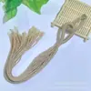 Chaveiros Semi-Acabados de Corda Trançada Artesanal para Atacado, Contas de Bodhi, Argolas, Cordas Trançadas em Formato de Cacho de Uvas, Cordas para Alça DIY, Cordões