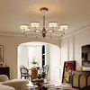 Lámpara de araña para sala de estar Moderna Simple Elegante Italiana Lujo Ligero Gama Alta Lámpara para comedor dormitorio Lámparas de Arte Creativas Personalizadas