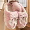 Pantuflas de Algodón Nuevas para Hombre Otoño e Invierno con Talón Cubierto para el Hogar de Interior Domésticas de Suela Gruesa Cálidas Antideslizantes de Pelo Zapatos de Algodón para Mujer