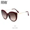 Óculos de Sol Mosu 39009 Nova Moda Europeia e Americana, Óculos de Sol de Metal Tendência Feminino, Comércio Exterior Transfronteiriço Atacado