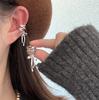 Clip para oreja estilo coreano sin agujero sentido de alta gama nicho estilo frío exquisito distintivo aretes combinables borla mariposa clip para oreja de mujer