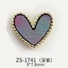 Novas joias para unhas Fritillaria Love Jewelry japonesas Alloy Edge Square Love Flat Diamond DIY Nail Jewelry