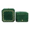 Joyero octogonal de franela Phnom Penh, caja para anillos, collares, joyero de moda, joyero redondo para uñas, caja de regalo al por mayor