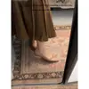 Zapatos Planos de Moda Color Nude, Zapatos de Salón Puntiagudos Estilo Coreano para Mujer, Modelo Nuevo Primavera/Verano 204, Zapatos de Noche, Zapatos de Boca Baja, Zapatos de Salón Estilo Hada