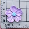 Pinza de Pelo Flor Pequeña de Cinco Pétalos Flor de Loto Cuerda para el Cabello Pinza de Garra Funda de Teléfono Materiales DIY Accesorios de Resina Parche