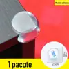 Canto de mesa transparente anticolisão espessado canto de proteção anticolisão capa protetora de silicone mesa de centro vidro bebê crianças canto macio
