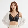 Ropa interior de mujer delgada para busto grande, copa pequeña completa, delgada, suave, con aro de acero, anti flacidez, recogedora, accesorio de leche, malla transpirable, sostén para mujer