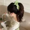 Presilha banana versátil para primavera e verão, suave e elegante, presilha de garra grande para cabelos grossos, presilha horizontal para coques na nuca, acessório de cabelo