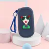 Bolsa cruzada de silicona creativa y linda para productos al contado transfronterizos, bolsa de almacenamiento con cremallera, venta al por mayor, cruzada portátil, funda para teléfono DIY