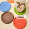 Suprimentos domésticos criativos porta-copos redondo de silicone botão fofo almofada de isolamento preço de fábrica vendas diretas