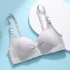 Sujetador de Verano sin Aros para Estudiante de Secundaria Copa Delgada Blanco Transpirable y Cómodo Ropa Interior para Niña en Periodo de Desarrollo Nuevo Estilo Entrega