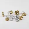 Pulseira de Ágata de Cristal DIY com Espaçadores de Diamante, Acessórios de Joias da Moda e Simples Espaçadores, Espaçadores de Furo Grande, Contas Espaçadoras de Pétala