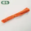 Corda de algodão colorida de 3-4 mm para acessórios de pulseira DIY, corda de algodão fiada no núcleo artesanal, corda para tapeçaria e fio de algodão para amarração