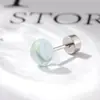 Henson Dream Imitación Piedra Lunar Tornillo Acero de Titanio Pendientes Dulce Linda Chica Uña de Hueso del Oído Coclear