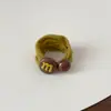 Elásticos de Cabelo Coloridos M&M para Mulheres, Elásticos de Cabelo Lisos e de Alta Elasticidade para Rabo de Cavalo, Cordas de Cabelo Premium para Coque, Novo Estilo