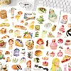 8 Pegatinas de Collage de Postres Pastorales Francesas para Juguetes Infantiles, Divertido y Creativo Material DIY para Decoración de Cuadernos Pegatinas Impermeables