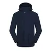 Chaquetas Exteriores de Tres en Uno con Bloques de Color al por Mayor, Ropa de Trabajo para Grupos de Empresa, Ropa Impermeable y a Prueba de Viento para Montañismo al Aire Libre en Stock
