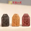 Yiming Xianyuan Palosanto Tallado Todo Sale Bien Accesorios DIY Sándalo Marca Joya Colgante de Collar Joyería de Árbol de Áloe