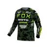 Ropa de Ciclismo Transfronteriza de Manga Larga, Ropa Off-Road para Bicicleta de Montaña, Camisetas de Motocicleta, Ropa de Descenso Transpirable de Secado Rápido, Ropa de Carrera de Verano