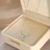 Colgante de Cadena para Clavícula de Perla Artificial Simple y Elegante, Elegante Collar Modelo Nuevo 2026, Cadena para Cuello de Suéter de Moda con Forma de Corazón