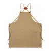 Delantal de Lona de Mezclilla para Cocina y Comedor al por Mayor Ajustable de Cuerpo Completo para Adultos Delantal de Algodón para el Hogar para Mujeres