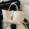 Bolso de cesta de verduras portátil de nicho de alta gama para mujer, nuevo bolso de hombro tipo cubo retro de moda de primavera y verano 2024