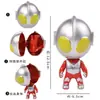 Enfeites de Decoração de Bolo Ultraman, Brinquedos Populares de Super-Herói de Ovo Salgado Lutando Contra Monstros, Toppers de Aniversário para Meninos