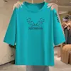 Comércio Exterior Transfronteiriço Último Estoque de Comércio Exterior Grandes Marcas Etiquetas Cortadas Roupa de Mãe Camiseta de Manga Três Quartos para Meia-Idade e Idosos Camiseta Estilosa