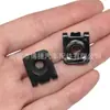 Tornillo para Coche M6 Pieza de Hierro de Fijación Tornillo Autorroscante Base Clip en Forma de U Guardabarros Hebilla Metálica 19*16m