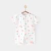 Macacão de Bebê Roupa de Verão Fina de Algodão Puro de Manga Curta Estilo Harper Roupas para Ar Condicionado Pijamas para Recém-nascidos Roupas de Engatinhar Super Fofo