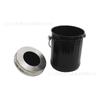Cubo de basura de cocina doméstico de 5L con tapa, cubo de compostaje de cocina de acero inoxidable metálico con filtro de algodón desodorante
