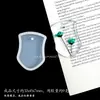 Molde de Pingente Molde de Etiqueta Osso de Cachorro Material para Artesanato DIY Cristal Epóxi com Furo Etiqueta para Pendurar Chaveiro Silicone