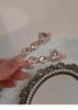 Otoño e Invierno horquilla de copo de nieve de pedrería clip lateral para flequillo de niña clip pequeño horquilla clip de pico de pato accesorios para el cabello de Navidad