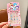 Nuevas Pegatinas para Uñas de Dibujos Animados de Kuromi para Bebés, Linda Decoración de Uñas Impermeable para Niñas Pequeñas, Pegatinas para Uñas para Niñas