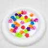 Mini grampo de cabelo pequeno infantil acessórios de cabelo de plástico com glitter presilha de cabelo fofa de gelatina para cabelo de bebê trançado grampo de cabelo quebrado presilha de cabelo
